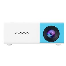 ANYOU 가정용 프로젝터 미니 휴대용 캠핑 빔프로젝터, 푸른 색YG300S