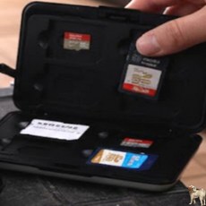 꿀이맘 SD카드 보관함 블랙 sd카드케이스