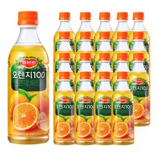 델몬트 과즙주스 오렌지 100 400mlx20펫, 400ml, 20개