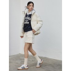 TOPTEN 여성 쿨에어 코튼 더블니트 카고 스웨트쇼츠_MSF3PT2901 285775