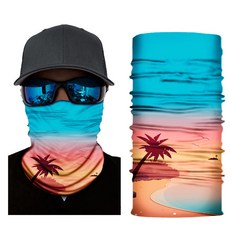 매직 스카프 아웃도어 넥가드, 여름 해변