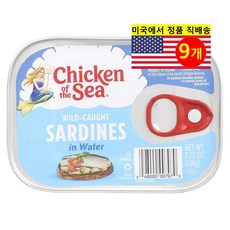 Chicken of the Sea 다양한 요리용 신선한 재료 풍부한 영양 자연산 정어리 106g 3개, 9개