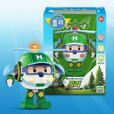 로보카폴리 7인치 슈퍼디럭스 변신로봇 헬리, 혼합색상, 1개