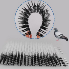 에어컨 실외기 비둘기 퇴치망 버드스파이크 아파트 베란다 비둘기퇴치법 새 퇴치, 투명, 투명