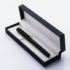 헤세드 고급볼펜 검정 메탈 매트 명품필기감 반영구적사용 선물 케이스포함 0.5mm, 1개, 블랙