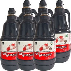 순창 홍게맛간장소스 1.8L, 6개