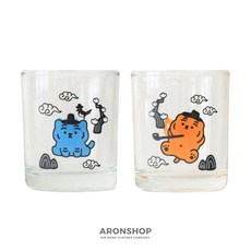 MUZIK TIGER 玻璃燒酒杯, 1個, 守護虎傳統燒酒杯 (2入組)