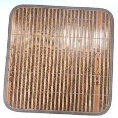 대나무 엮음 통기성 좌석 깔개 여름철 시원한 착석용품 사무용 의자 깔개 자연소재, 상세페이지 참조