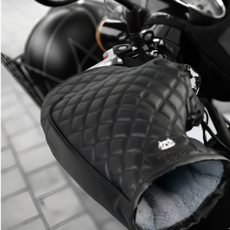 겨울 오토바이 방한토시 핸들커버 방한장갑 자전거 장갑 방한 핸들커버, 블랙