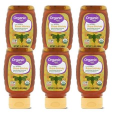 Great Value 그레이트 밸류 US A등급 생꿀 340g, 6개