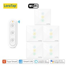 롤러 셔터 블라인드 모터 커튼 스위치 원격 제어 백분율, 색상: 5. 1 Remote 5 Switches