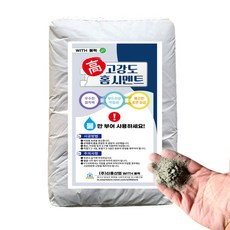 IN테리어 [2kg] 강도600 높은강도 그라우트 홈시멘트 [물만부어사용] 집 화장실 실내 바닥 보수, 2포