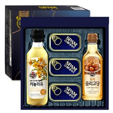 CJ 스팸 고급유 선물세트 + 쇼핑백, 1세트
