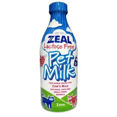 GuoShi寵物 ZEAL真致 鮮乳 犬貓專用 紐西蘭牛乳 低乳糖 寵物牛奶 貓狗適用, 1個, 1000ml, 1000ml
