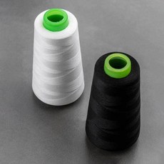 재봉실 40수2합 오버록실 봉제실 봉재실 오바로크실 검정실, 1개, 흑색