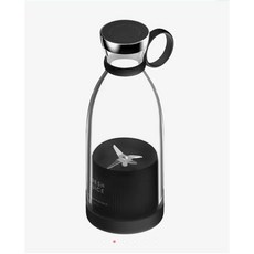 Gplus FM001 鮮果G-隨身果汁機，輕巧便攜，無線榨汁，一鍵啟動，健康美味帶著走, 黑色