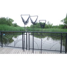 漁魂釣具行 三角摺疊撈網 矽膠材質 不破網