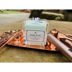 【茅鄉炭坊】精油香氛蠟燭 - 香薰/香氛/水氧機適用，空氣清淨, 1個, 森   活