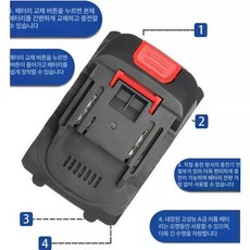 자동차 충전 고압 세차장 세차총 전동세차건 초강력 셀프, 48V 5칸 배터리 1개 ( 건 액세서리, 기본 모델명/품번