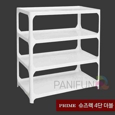 오픈신발장 간이신발장 슈즈렉 신발장선반 신발장정리 4단 신발수납 TWFMDM5K, 색상, 1개