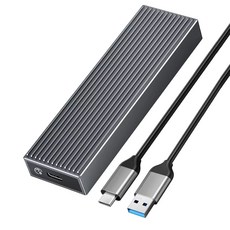 오리코 M.2 SATA 알루미늄 합금 SSD 케이스 M2PF-C3, 1개