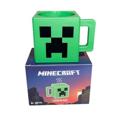 【台灣出貨】Minecraft 麥塊 我的世界第三方周邊杯子 苦力怕 終界使者 TNT 史蒂夫 小豬 塑膠杯 創意水杯, 1個, 苦力怕(塑膠)