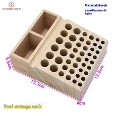 시계 도구 보관 및 배치 나무 프레임 드라이버 나무 프레임 시계 무브먼트 수리 도구, 01 46 holes