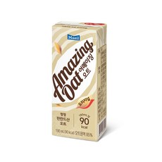 韓國經典 無糖 190ml 罐裝 植物性飲品, 1個, Maeil 燕麥奶-原味