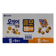 오리온 오징어땅콩+땅콩강정 세트, 2개