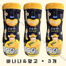 매일유업 요미요미 오가닉퍼프 유기농 쌀과자 42gx3개, 바나나망고, 42g, 3개