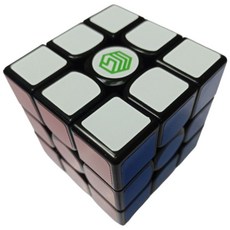 小小店舖 MSCUBE 三階 魔術方塊 MS3V1 MS 魔方 前淦源設計師 速解 磁力 磁鐵 益智玩具, 黑色底貼紙款單定位