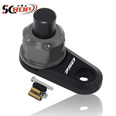 주차 브레이크 레버 스위치 보조 버튼 잠금 오토바이, 1개, 15. 750 Titanium