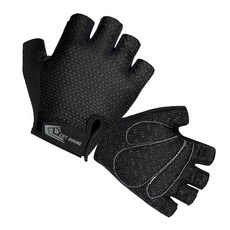 시그니처베이지 자전거 라이딩 반장갑 YPZ218, 블랙, 1세트