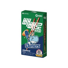 KBO X 아몬드 빼빼로 NC 다이노스, 37g, 15개