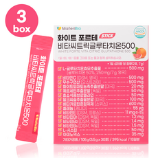 화이트포르테 비타씨트릭글루타치온500, 3개, 105g