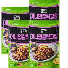 풀무원 어니언갈릭짜장 덮밥소스 180g 4개