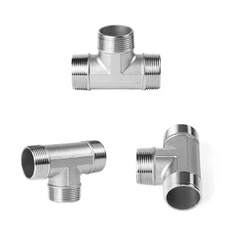 1/4 "1/2" 3/4 "1"1-1/2" 2 "BSP 304 스테인레스 스틸 파이프 피팅 4방향/3방향 /엘보 버트 어댑터, 03 1/4"