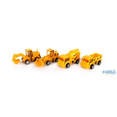 小胡玩具 迴力工程車 - 兒童玩具, 1個