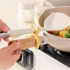 윤금상회 국자 실리콘 받침대 국자거치대, 그린