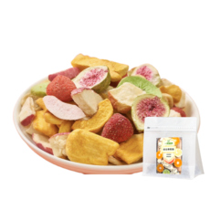 台灣製綜合果乾 草莓乾 水果乾 無花果乾 多種口味選擇 健康零食, 1個, 1包（80g）, 80