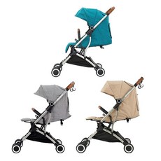 KIDMORY 輕量秒收嬰兒推車【金寶貝】KM-688，單手秒收、輕巧便攜，寶寶外出首選, 灰