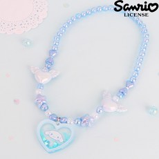 산리오 정품 반짝반짝 비즈 목걸이 아크릴 팬던트