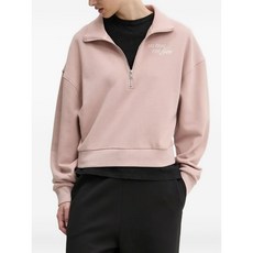 휴고 하이 넥 하프 지퍼 스웨트셔츠