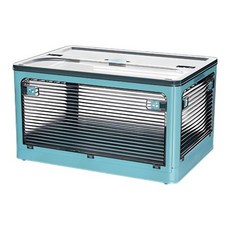 德利生活 新式防蟲防潮透明五開收納箱 透明收納箱 防蟲防潮 承重滑輪收納箱 環保置物箱 大容量, 詳見商品包裝, 1個