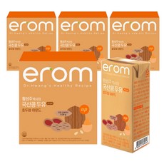 이롬 황성주박사 국산콩 호두 아몬드 플러스 영양간식 프로틴음료 검은콩, 190ml, 64개