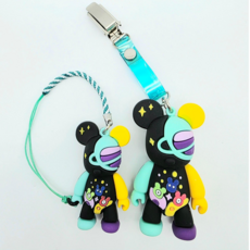 우주곰 퍼터키퍼+골프티걸이 세트 티홀더 골프악세사리, 1세트, 블랙&그린 4