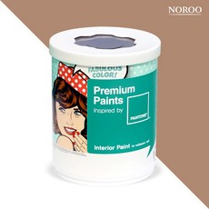 노루페인트 팬톤 내부용 실내벽면 무광 페인트, 171225TawnyBirch, 1L, 1개