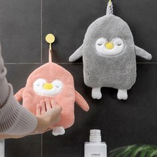 캐릭터모양어린이집수건 고리주방핸드타올 유치원이쁜손씻기타월, 트위스트 그레이, 1개