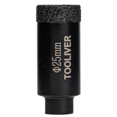 툴리고 융착 코어비트 25mm 다이아몬드 홀쏘 코아 비트 타공, 3개