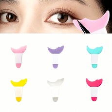 실리콘 마스카라 아이라이너 가이드 뷰티 도구 아이 메이크업 화장품 립스틱 눈화장 브러시